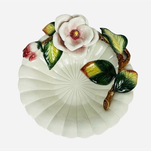 RARE Vintage Fitz and Floyd Grandiflora Medium Bowl 6